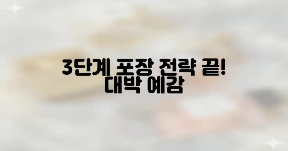 3단계 포장 전략